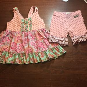 Matilda Jane Ticket Window tunic and shorties